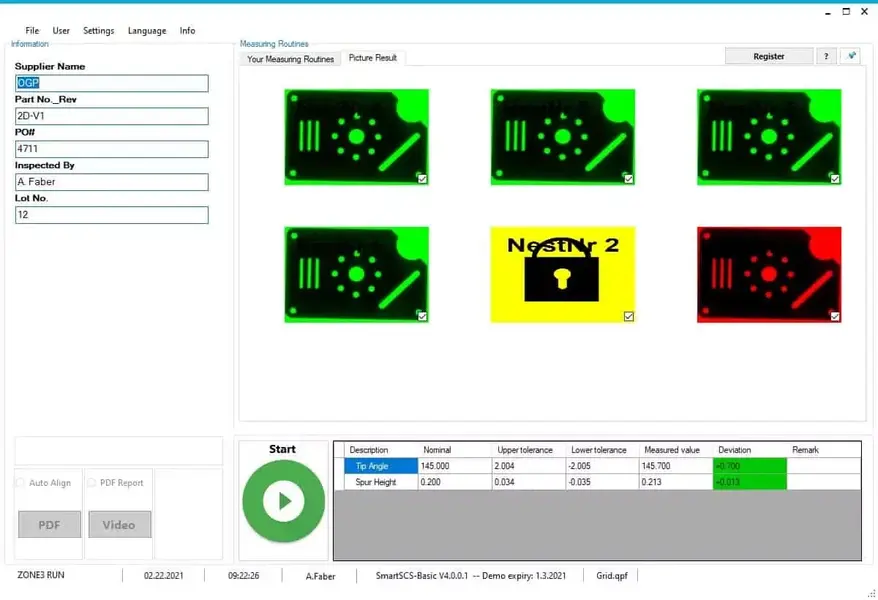 Smart SCS Basic Grid notfound good bad